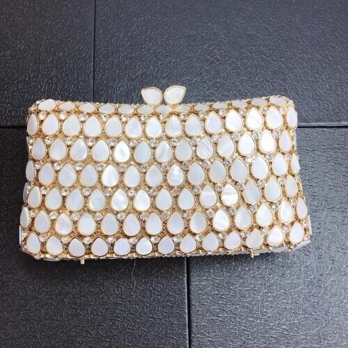 New Arrival Fashion Luxury Womens Shoulder Bag Rhinestone Bag Metallic Diamonds Bridal Party Bag Designer Handbags High Quality