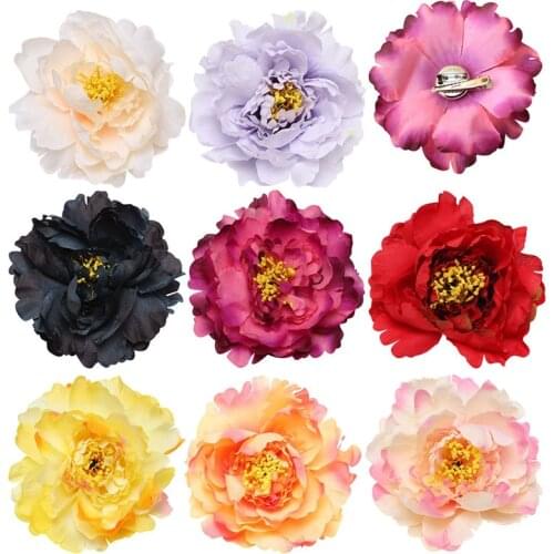 New Fashion Cloth Art Flower Brooches for Women Fabric Corsage Shirt Collar Pins Vintage Jewelry Hat Shoe Clothing Accessories