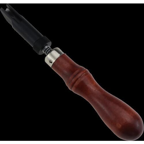 New Design American V Type Leather Adjustable Stitching Groover Leather Craft Hand Tool