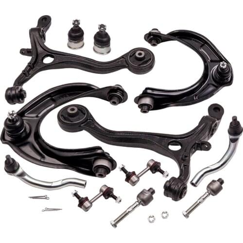 Front Upper Lower Control Arm & Sway Bar Link Set for Honda Accord 2008-2012