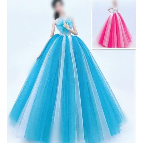 30cm Doll Dress Fashion Clothes Colorful dress for licca For Barbie Doll Accessories Baby Toys Best Girl' Gift