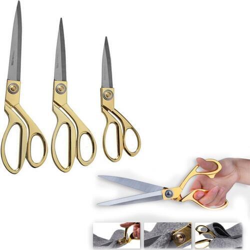 Professional Tailor Scissors Cutting Scissors Stainless Steel for Sewing Sharp Scissors Trimming Thread Embroidery Hand Crafts