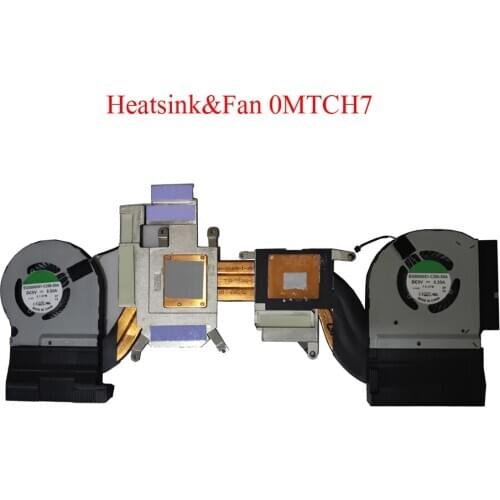 Laptop Heatsink&Fan For DELL For Alienware 13 R3 AT1Q7002SS0 0MTCH7 MTCH7 05H8Y5 5H8Y5 EG50060S1-C300-S9A EG50060S1-C290-S9A new