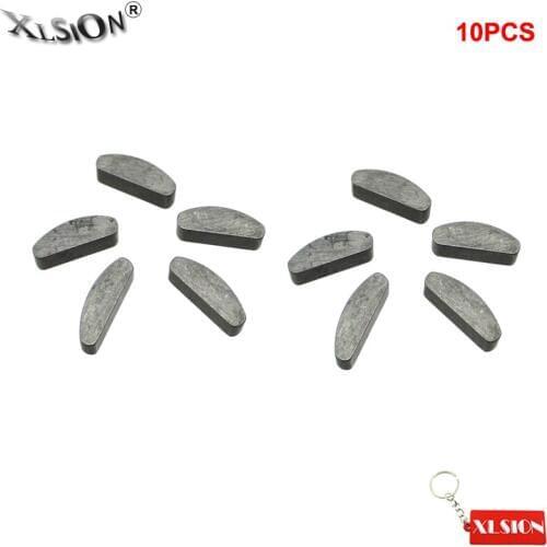 XLSION Aftermarket 10Pcs/Pack Woodruff Key For Crank or Flywheel Timing Key Locater Pit Dirt Bike