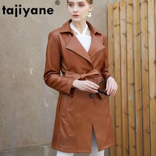 Tajiyane Womens Leather Jacket Women Clothes 100% Real Genuine Leather Jacket Sheepskin Coat Female Womens Coats 200214 WPY549
