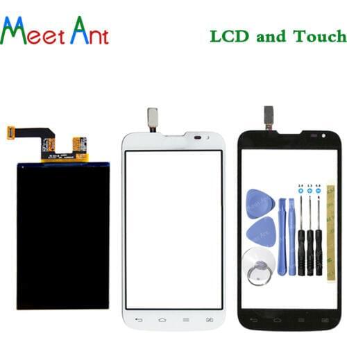 New High Quality 4.5'' For LG Optimus L70 D325 Dual Card Lcd Display With Touch Screen Digitizer Sensor