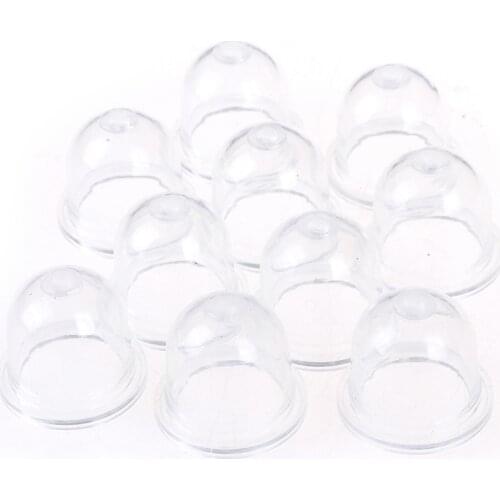 10Pcs Carburetor Spare Parts Carb Primer Bulbs Cap Small Fuel Pump For Chainsaw Blower Trimmer Brushcutter