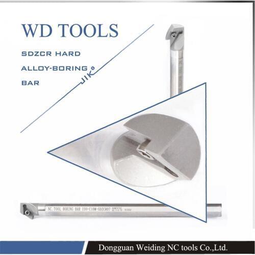 16mm*200L tungsten carbide anti vibration internal hole boring bar DC0702 insert