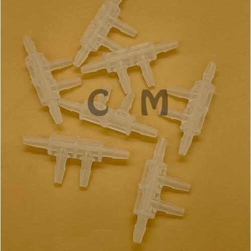 20PCS Printhead 4 ways ink tube connector for Mutoh Roland Mimaki printer plastic ink Hose Pipe Adapter ink tube fitting