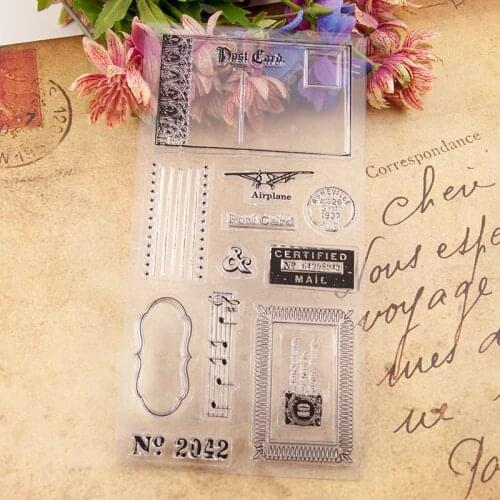 2021 Clear Stamp Transparent For Scrapbooking DIY Card Handmade Kid Funny Seal Stencil Poster Making Postercard Album Decor