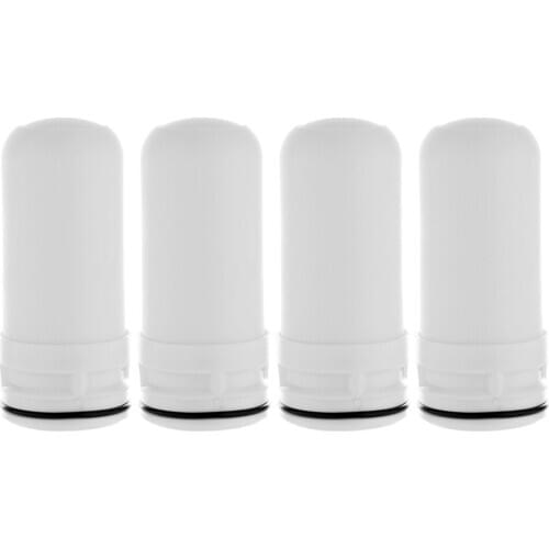 4 Pieces Replacement Ceramic Faucet Water Purfier Cartridge for Kitchen Sink