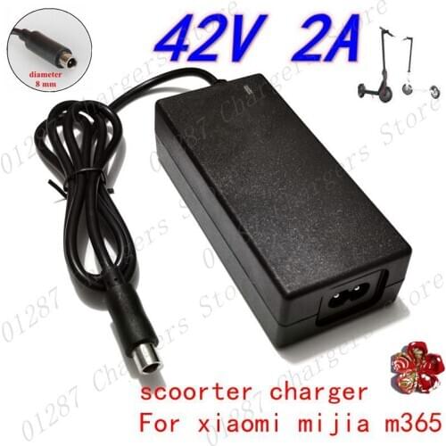 42V 2A Adapters Use For Xiaomi Mijia M365 Electric Scooter Skateboard Accessories Scooter charger Battery Charger Power Supply