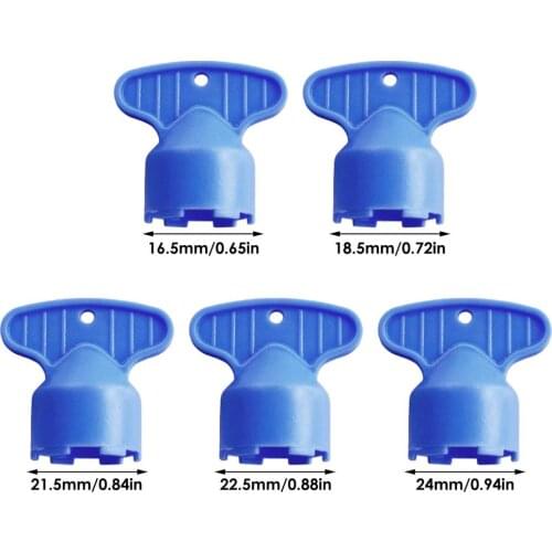5 Pieces Cache Faucet Aerator Key Aerator Removal Wrench Tools Replacement Parts Repair Supplies M16.5/M18.5/ M21.5/ M22.5/M24