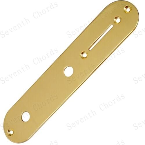 5 Pcs Gold Electric Guitar Switch Control Plate Pot Wiring Cover Metal Materials Guitar Accessories