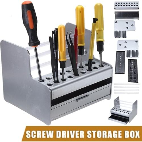 Mobile Repair Parts Storage Organizer Tray Rack Brush Screwdriver Maintenance Holder Desktop Storage Rack 160*175mm