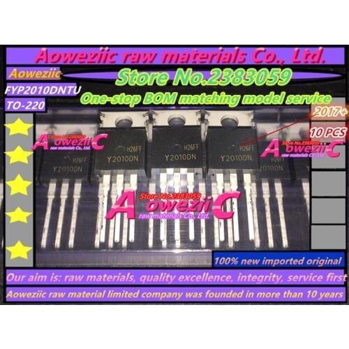 Aoweziic 2017+ 100% new original imported FYP2010DN Y2010DN FYP2010DNTU TO-220 Schottky barrier diode 20A 100V