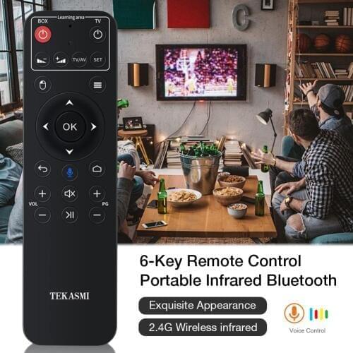 Multiple Purposes Portable 6-Key Infrared Learning Flying Mouse 22 Buttons Remote Control 2.4G Wireless Bluetooth Remote Control