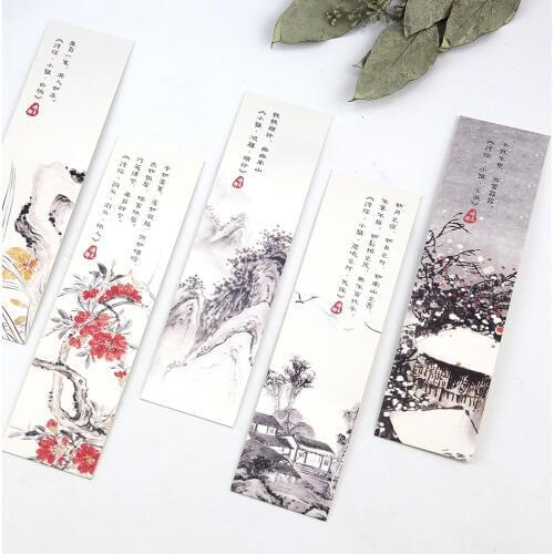1pcs letter of lovers boxed paper bookmarks 30 sheets of ancient style