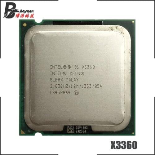 Intel Xeon X3360 2.8 GHz Quad-Core CPU Processor 12M 95W 1333 LGA 775