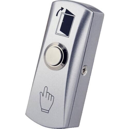 Zinc Alloy GATE DOOR Exit Button Exit Switch For Door Access Control System Door Push Exit Door Release Button Switch