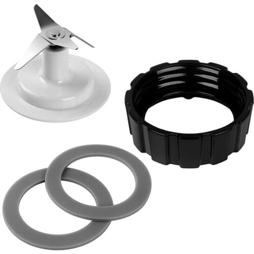 EAS-Replacement Parts For Hamilton Beach Blender Blades With Blender Base Bottom Cap And 2 Rubber O Ring Sealing Ring Gasket
