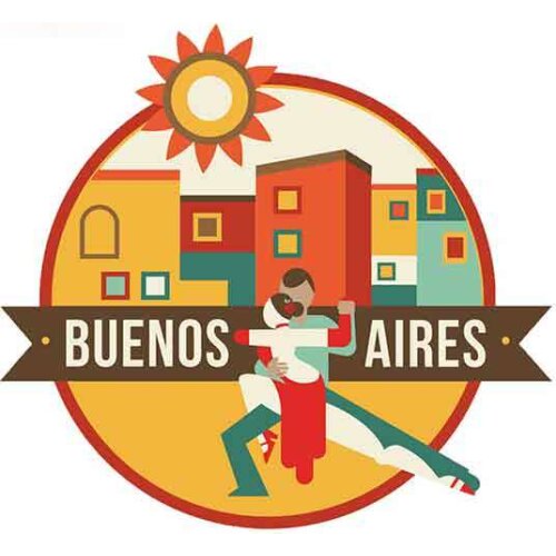 Personality Buenos Aires Argentina Car Stickers Vinyl Sunscreen RV VAN Car Accessories Graphics Anime Sign Apply To Car Window