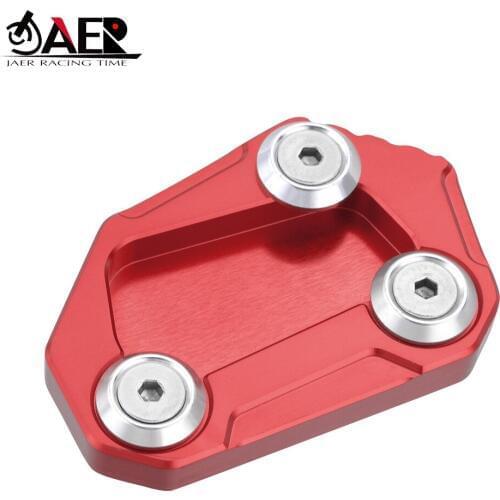JAER For BMW S1000R HP4 2014 2015 2016 2016 S1000 R Kickstand Foot Side Stand Enlarge Extension Pad Support Plate