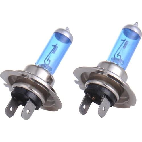 2PCS 12V 55W H7 Car Halogen Lamp Fog Lights Signal Lamp Automotive Light Bulb Auto Parts