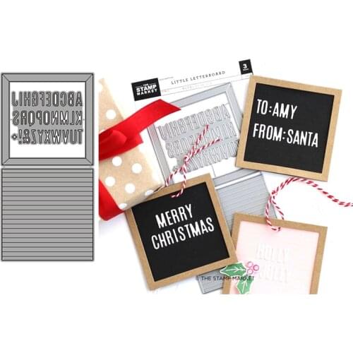 Label Frame Metal Cutting Dies for Scrapbooking New Mold Cut Stencil Handmade Tools DIY Card Make Mould Model Craft Decoration