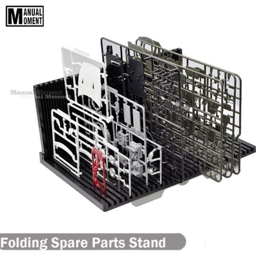 Model Spare Parts Stand Folding Spare Parts Shelf Assembled Model Parts Plate Storage Models Hobby Special Tools Accessory
