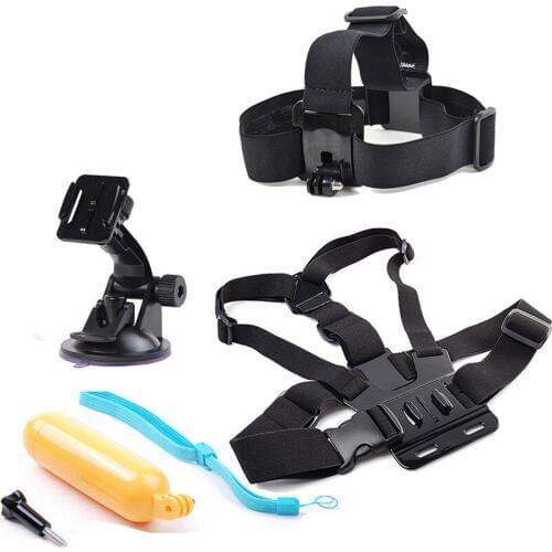 Chest mount strap Head strap Float handel Suction Cup Kit for Gopro HD Hero 4 3+ 5 6 7 8 Xiaomi YI II SJCAM SJ5000Accessories