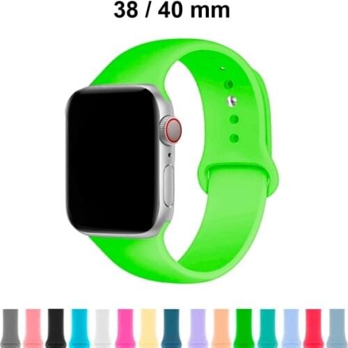 Strap silicone colors Apple Watch 38 / 40 mm