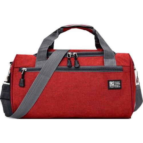 2019 New Sports bag cylinder swimming fitness Women Men shoulder travel bag duffel Weekend luggage bag
