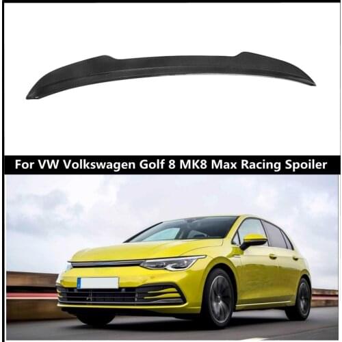 Carbon Fiber Styling Car Roof Spoiler for VW Volkswagen Golf 8 MK8 Racing Spoiler ABS Rear Wing Spoiler Splitter Lip 2020 2021