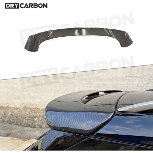 For Mercedes Benz GLE Class W167 GLE53 AMG SUV 2020 UP Rear Roof Spoiler Boot Lip Wing Spoiler Spoiler Lid Dry Carbon Fiber