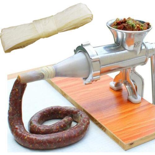 30mm 50mm Edible Sausage Packaging Tools Sausage Tube Casing for Salami Sausage Maker Machine Hot Dog Hamburger Cooking Tools