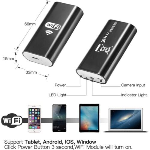 Wifi Endoscope Box Oval Wifi Box Apple Android Phone Endoscope Box Wi-fi Endoscopes Box L1