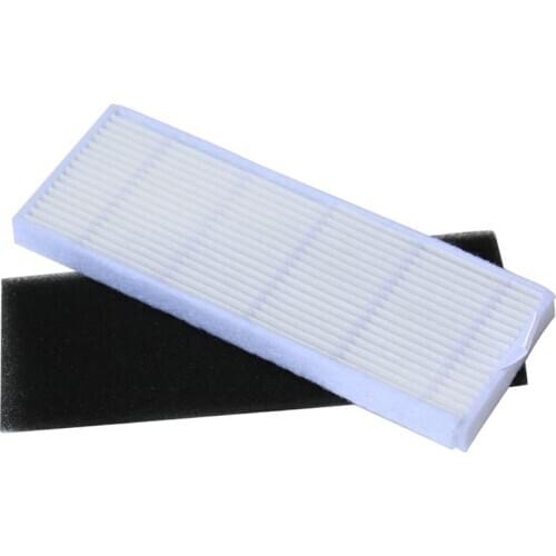 1 Hepa + 1 Sponge Filter Replacement Kits For Chuwi Ilife A4 A4S A40 Robot Vacuum Cleaner Hepa Filter Spare Parts Accessories