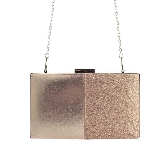 Womens Evening Clutch Bag Pink Clutch Purse and Handbag Patchwork Design Leather Women Bag Wedding Party Bag