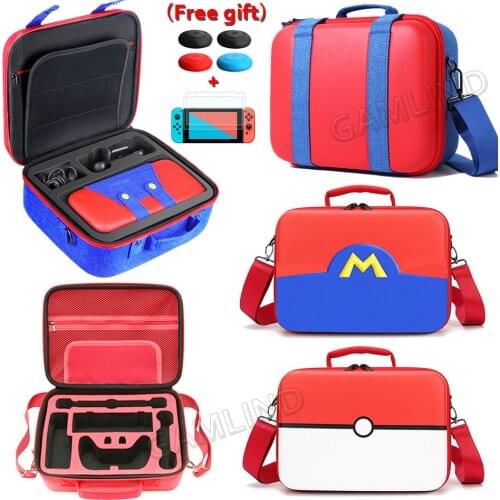For Nintend Switch Deluxe Portable Storage Bag Nintendoswitch EVA Hard Protective Case Cover for Nintendo Switch Console