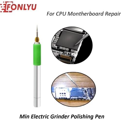 2Sets IC Chip Grinder Engraving Polishing Pen For Mobile Phone CPU Motherboard BGA Chip Surface Rust Glue Removal Repair