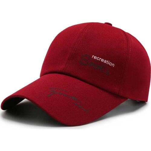 2021 Man Baseball Caps Casual Style Polyester Outdoor Sports Adjustable Male Hats