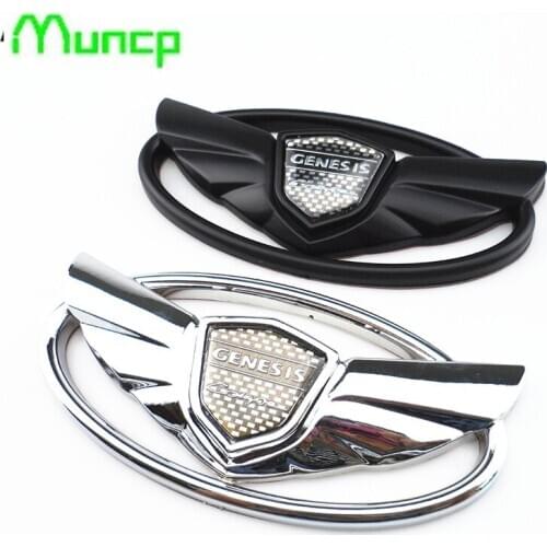 Car styling accessories chrome emblem badge surface stickers For Hyundai sports car wings