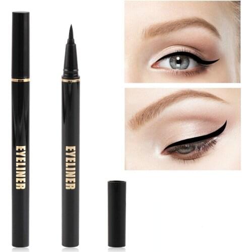 Black Eyeliner Pencil Structure Eyeliner Eye Makeup Any Skin Natural Super Long Lasting Makeup Liquid Cosmetic Tools