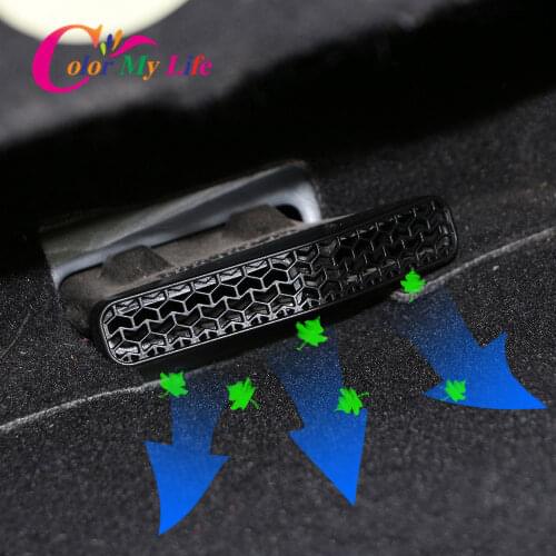 Color My Life Under Seat Floor Rear A/C Heater Air Conditioner Duct Vent Outlet Cover for Jeep Renegade 2014-2020 Accessories