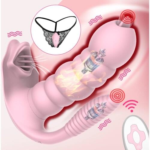 Wear Dildo Butterfly Vibrator Sex Toys for Couple Orgasm Masturbator Wireless Remote Control Dildo Vibrators for Women Panties