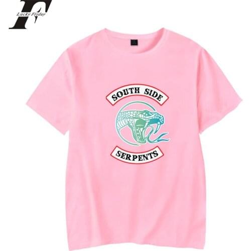 Kpop Riverdale Season 4 south side serpents riverdale NEW Print T-shirt Women/Men Clothes Hot Sale Tops Short Sleeve T Shirt