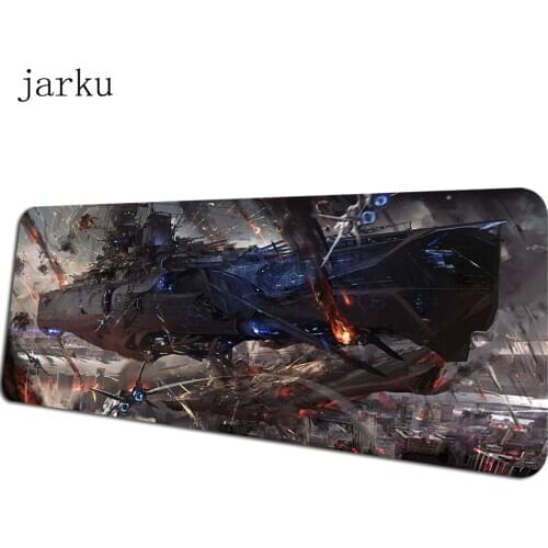 Spaceship pad mouse Futuristic computer gamer mause pad 800x300X2MM padmouse Spaceport mousepad ergonomic gadget desk mats