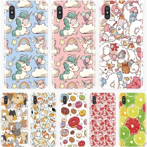 Soft TPU Phone Case For Xiaomi Mi Mix 1 2 2S 3 Case Silicone Cute Unicorn Back Cover For Xiaomi Mi Max Note 1 2 3 Case