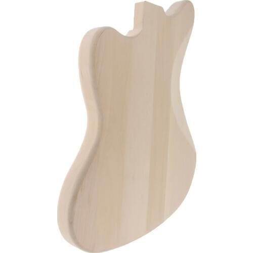 Electric Guitar Unfinished Body, Wood DIY Musical Instrument Accessory